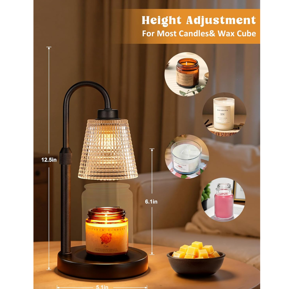 The Emberlow Lamp™ — Flameless Candle Warmer